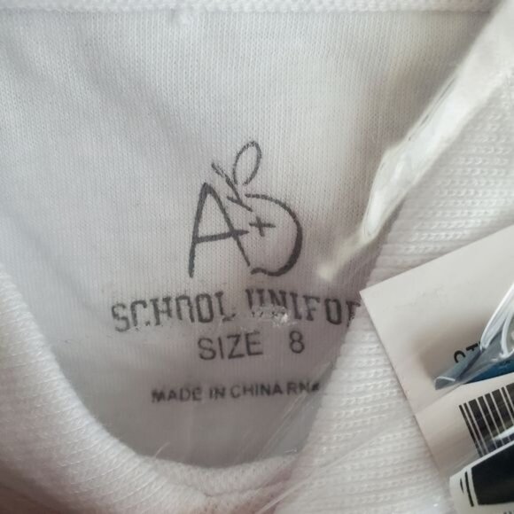 School Uniform White color Size 8 brand new - Picture 2 of 3